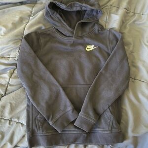 Only worn one time Nike hoodie navy blue